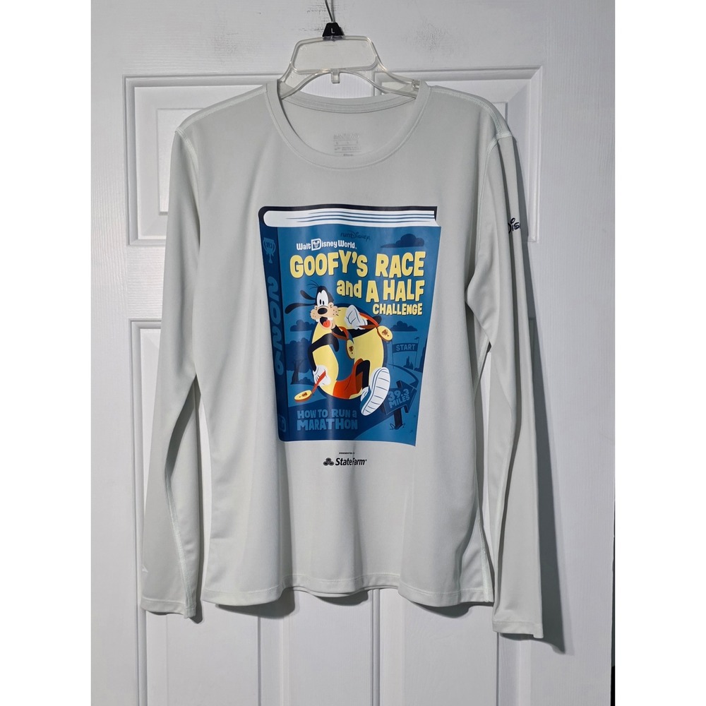 Brooks Disney World Goofy Race and a Half Challenge 2024 Running Shirt Womens L